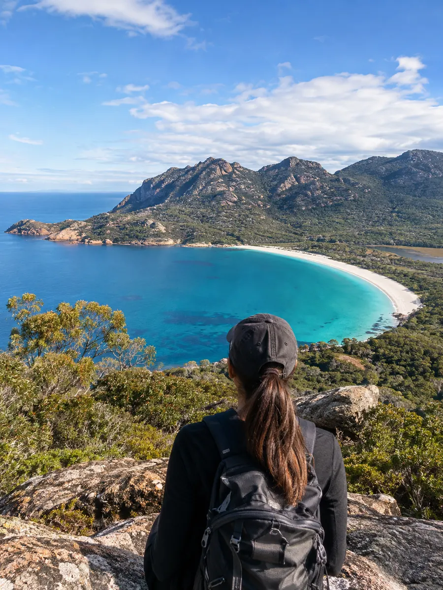 View at Wineglass Bay Cruises and Freycinet National Park Walks